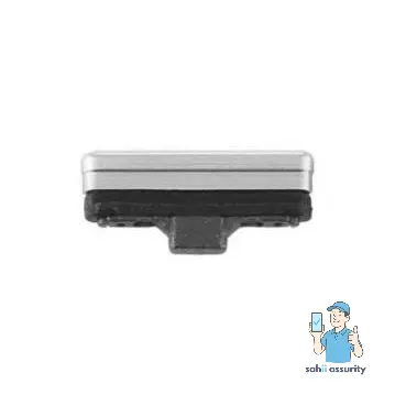 Power Button Outer for Samsung Galaxy A80 Silver